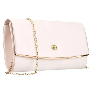 Torebka kopertówka, beżowa, Rovicky