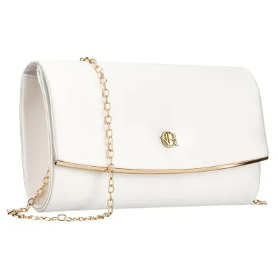 Torebka kopertówka, biała, Rovicky