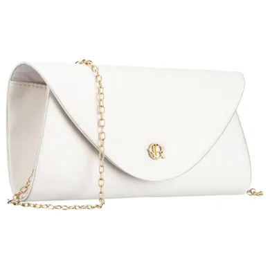 Torebka kopertówka, biała, Rovicky