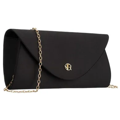 Torebka kopertówka, czarna, Rovicky