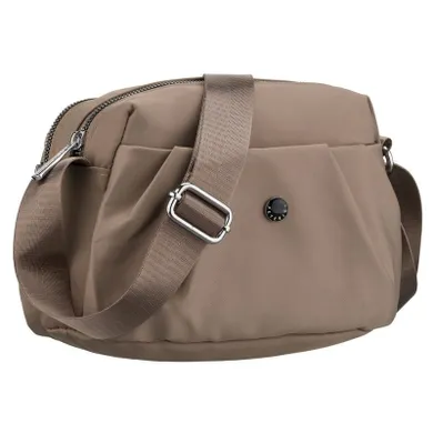 Torebka listonoszka, beżowa, Peterson