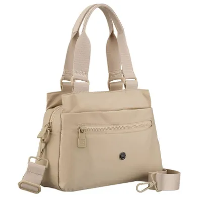 Torebka listonoszka, beżowa, Peterson