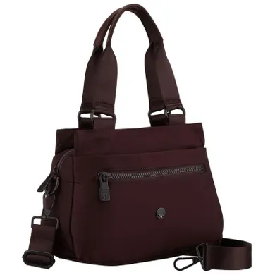 Torebka listonoszka, bordowa, Peterson