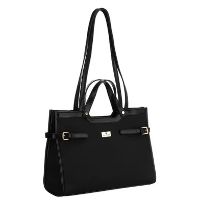 Torebka listonoszka, czarna, Peterson