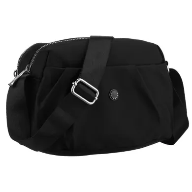 Torebka listonoszka, czarna, Peterson