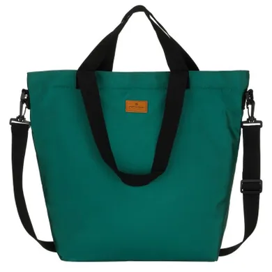 Torebka shopper, ciemnozielona, Peterson