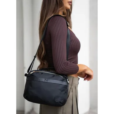 Torebka shopper, czarna, Peterson