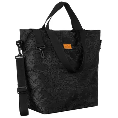 Torebka shopper, czarna, Rovicky