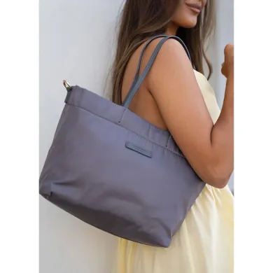 Torebka shopper, szara, Peterson