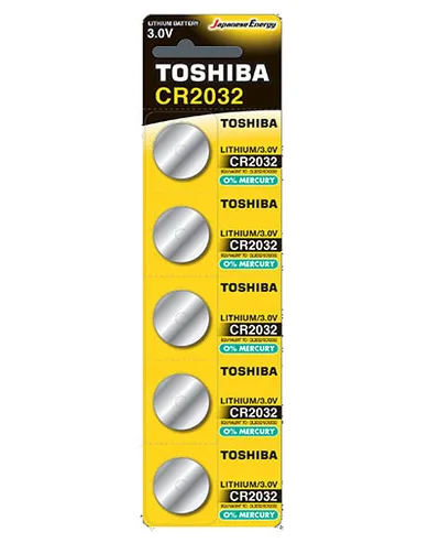 Toshiba, baterie CR 2032, 5 szt.