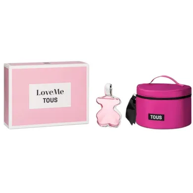 Tous, LoveMe, zestaw: woda perfumowana, spray, 90 ml + kosmetyczka