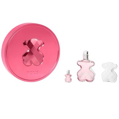 Tous, LoveMe, zestaw, woda perfumowana spray, 90 ml + miniatura wody perfumowanej, 4.5 ml + ceramiczny miś
