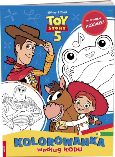 Toy Story 5. Kolorowanka według kodu