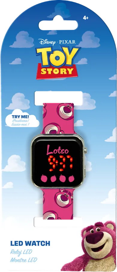 Toy Story, zegarek cyfrowy LED z kalendarzem