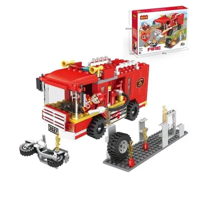 Toys, Cogo, straż pożarna, klocki, 184 elementy
