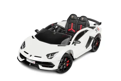 Toyz, Lamborghini, pojazd na akumulator, biały