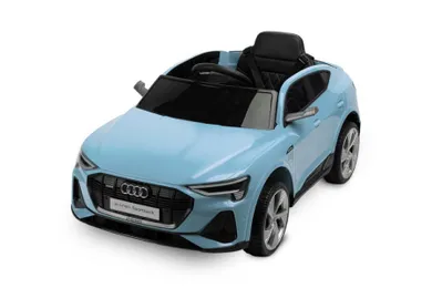 Toyz, samochód, Audi E-tron Sportback, pojazd na akumulator, niebieski