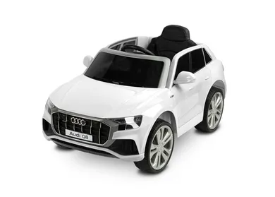 Toyz, samochód, Audi RS Q8, pojazd na akumulator, white