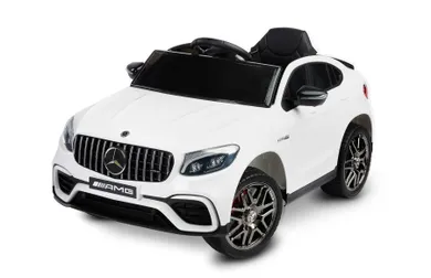 Toyz, samochód, Mercedes-Benz AMG GLC 63S, pojazd na akumulator, white