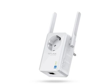 TP-Link, TL-WA860RE, wzmacniacz sygnału z gniazdem elektrycznym, WiFi, N300, 1xRJ45 100Mb/s