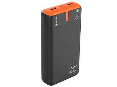 Tracer, powerbank, EnerGen, 20000mAh, PD+QC3.0, czarno-pomarańczowy