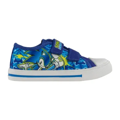 Trampki chłopięce, niebieskie, Sonic the Hedgehog, Leomil