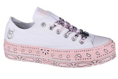 Trampki damskie, biało-różowe, Converse X Miley Cyrus Chuck Taylor All Star