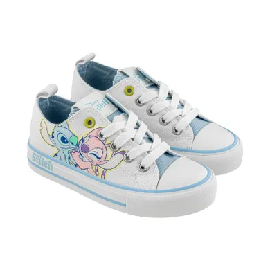 Trampki dziewczęce, białe, Lilo i Stitch, Leomil