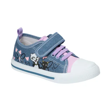 Trampki dziewczęce, niebieskie, American Club