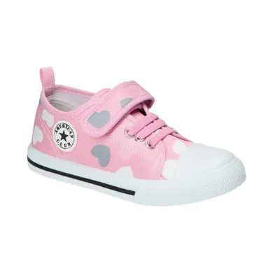 Trampki dziewczęce, różowe, American Club