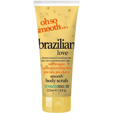 Treaclemoon, Brazilian Love, wygładzający peeling do ciała, 225 ml