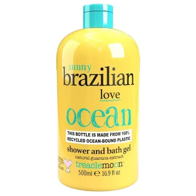 Treaclemoon, Sunny Brazilian Love, żel pod prysznic i do kąpieli, ocean, 500 ml