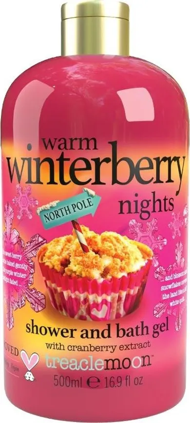 Treaclemoon, warm winterberry night żel, pod prysznic i płyn do kąpieli, 500 ml