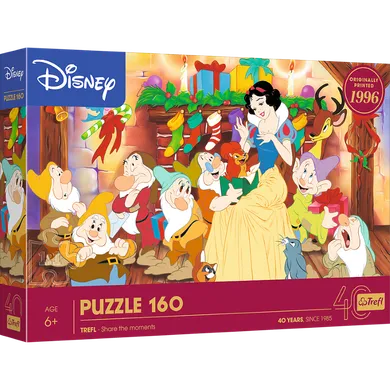 Trefl, 40-lecie, Disney, Królewna Śnieżka, Baśniowe święta, puzzle, 160 elementów