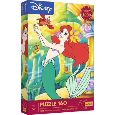 Trefl, 40-lecie, Disney, Mała Syrenka, puzzle, 160 elementów