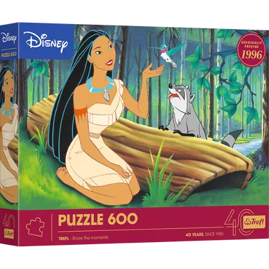 Trefl, 40-lecie, Pocahontas, puzzle, 600 elementów