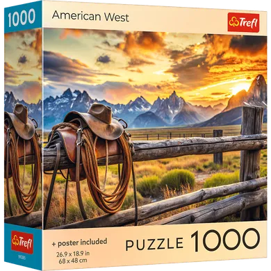 Trefl, American West, USA, puzzle, 1000 elementów