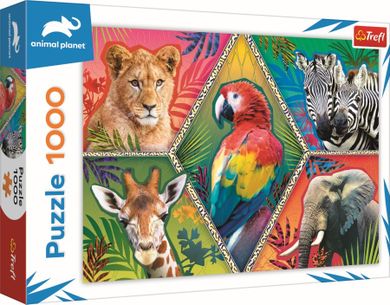 Trefl, Animal Planet, Egzotyczne zwierzęta, puzzle, 1000 elementów