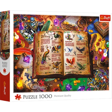 Trefl, Atlas fantastycznych ptaków, puzzle, 1000 elementów