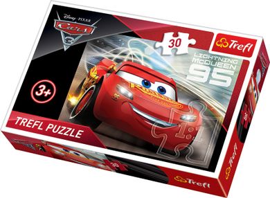 Trefl, Auta, Zygzak McQueen, puzzle, 30 elementów