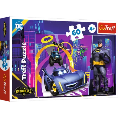 Trefl, Batman, Batman i jego pojazdy, puzzle, 60 elementów