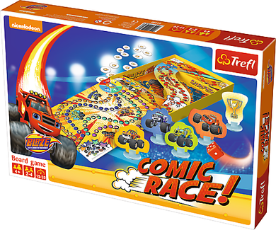 Trefl, Blaze and the Monster Machines: Comic Race! gra familijna