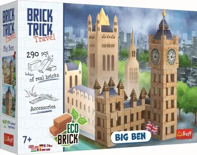 Trefl, Buduj z cegły, Big Ben, zestaw kreatywny, 290 elementów