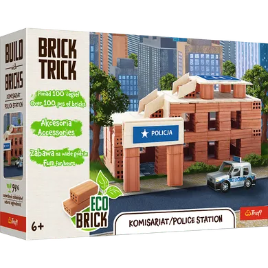 Trefl, Buduj z cegły, Komisariat Policji, zestaw kreatywny, 100 elementów