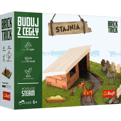 Trefl, Buduj z cegły, Stajnia, zestaw kreatywny