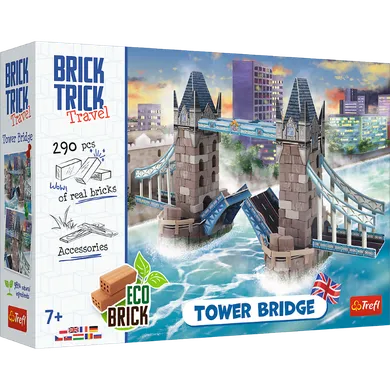 Trefl, Buduj z cegły, Tower Bridge, zestaw kreatywny, 290 elementów