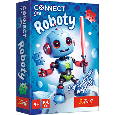 Trefl, Connect, klocki konstrukcyjne z grą, roboty