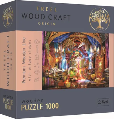 Trefl, Czarodziejska komnata, puzzle drewniane, 1000 elementów
