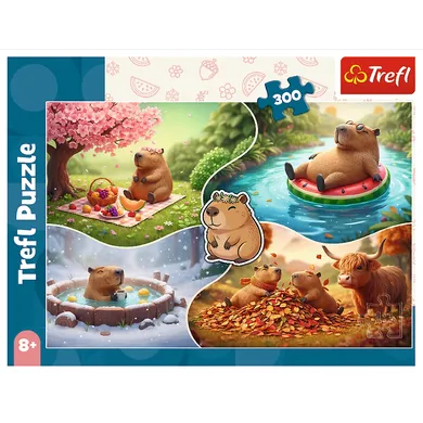 Trefl, Cztery pory roku z kapibarami, 300 elementów