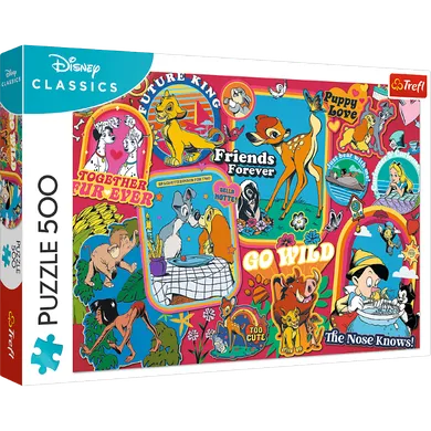 Trefl, Disney, Na przestrzeni lat, puzzle, 500 elementów